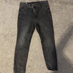 Gap black skinny jeans